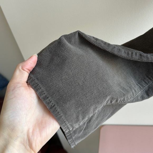 Calvin Klein Jeans Gray Corduroy Straight Leg Pants, Size 12 - Picture 5 of 15